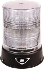 Edwards Signaling - 24 VAC/VDC, 4X NEMA Rated, LED, Clear, Flashing, Steady Light - 65 Flashes per min, 3/4 Inch Pipe, 6-1/2 Inch Diameter, 8 Inch High, IP66 Ingress Rating, Pipe Mount - All Tool & Supply