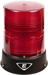 Edwards Signaling - 24 VAC/VDC, 4X NEMA Rated, LED, Red, Flashing, Steady Light - 65 Flashes per min, 3/4 Inch Pipe, 6-1/2 Inch Diameter, 8 Inch High, IP66 Ingress Rating, Pipe Mount - All Tool & Supply