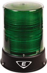 Edwards Signaling - 24 VAC/VDC, 4X NEMA Rated, LED, Green, Flashing, Steady Light - 65 Flashes per min, 3/4 Inch Pipe, 6-1/2 Inch Diameter, 8 Inch High, IP66 Ingress Rating, Pipe Mount - All Tool & Supply