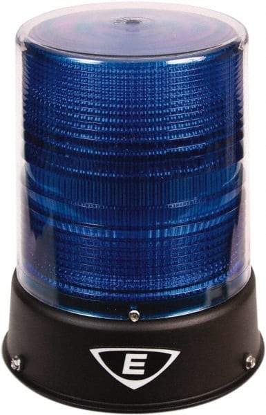 Edwards Signaling - 24 VAC/VDC, 4X NEMA Rated, LED, Blue, Flashing, Steady Light - 65 Flashes per min, 3/4 Inch Pipe, 8-1/4 Inch Diameter, 7-3/4 Inch High, IP66 Ingress Rating, Pipe Mount - All Tool & Supply