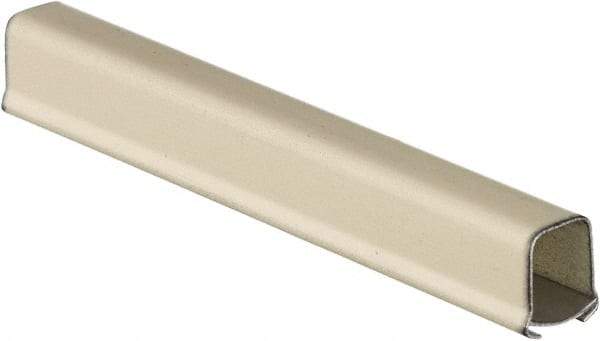 Hubbell Wiring Device-Kellems - 1-1/2m Long x 0.85 Inch Deep x 0.76 Inch Wide, Metal Raceway - Continuous Cover, 1 Channel, Ivory, Painted - All Tool & Supply