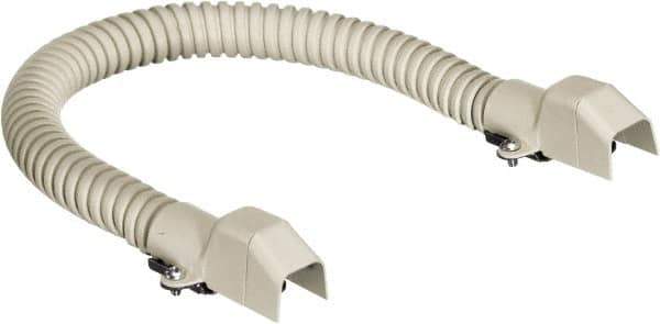 Hubbell Wiring Device-Kellems - 18 Inch Long x 3/4 Inch Wide x 1/2 Inch High, Raceway Flexible Section - Ivory, For Use with HBL500 Series Raceways and HBL750 Series Raceways - All Tool & Supply