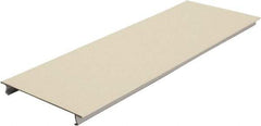 Hubbell Wiring Device-Kellems - 13-1/2 Inch Long x 4-3/4 Inch Wide x 1/4 Inch High, Rectangular Raceway Cover - Ivory, For Use with HBL4750 Series Raceways - All Tool & Supply