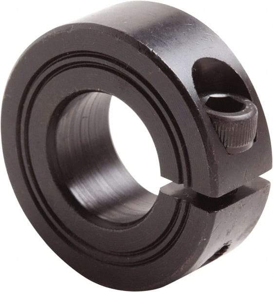 Climax Metal Products - 32mm Bore, Steel, One Piece Clamp Collar - 2-1/8" Outside Diam - All Tool & Supply