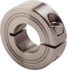 Climax Metal Products - 5mm Bore, Stainless Steel, One Piece Clamp Collar - 11/16" Outside Diam - All Tool & Supply