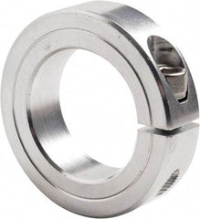 Climax Metal Products - 1-11/16" Bore, Steel, One Piece Clamp Collar - 2-3/4" Outside Diam, 11/16" Wide - All Tool & Supply