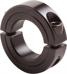 Climax Metal Products - 5" Bore, Steel, Two Piece Clamp Collar - 6-1/4" Outside Diam, 7/8" Wide - All Tool & Supply