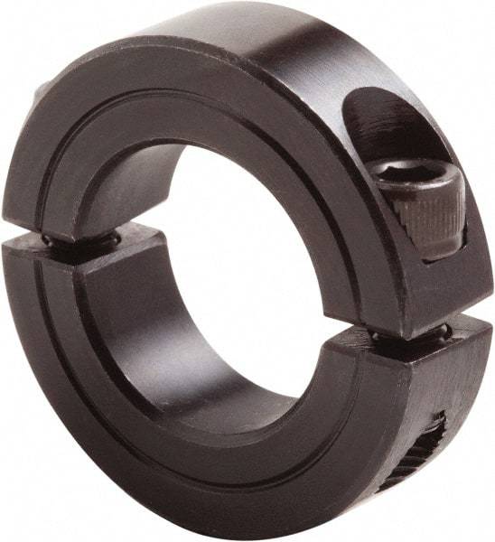 Climax Metal Products - 5-1/4" Bore, Steel, Two Piece Clamp Collar - 6-3/4" Outside Diam, 7/8" Wide - All Tool & Supply