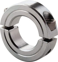 Climax Metal Products - 3" Bore, Steel, Two Piece Clamp Collar - 4-1/4" Outside Diam, 7/8" Wide - All Tool & Supply