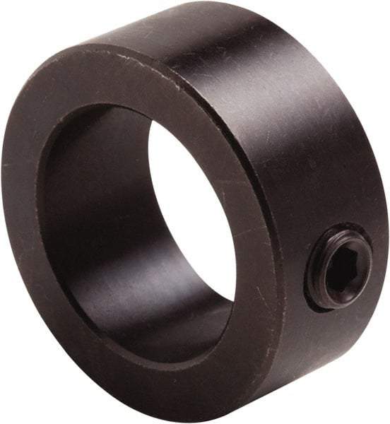 Climax Metal Products - 3/32" Bore, Steel, Set Screw Shaft Collar - 3/8" Outside Diam, 3/16" Wide - All Tool & Supply