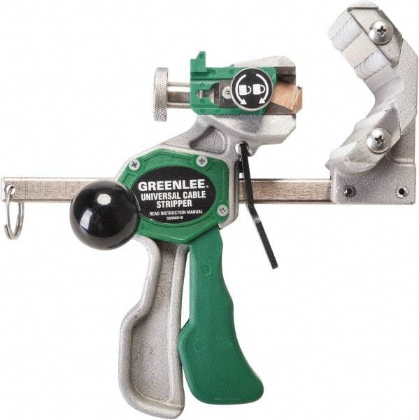Greenlee - 1/2" to 3" Capacity Cable Wire Stripper - 1/2" Min Wire Gage - All Tool & Supply