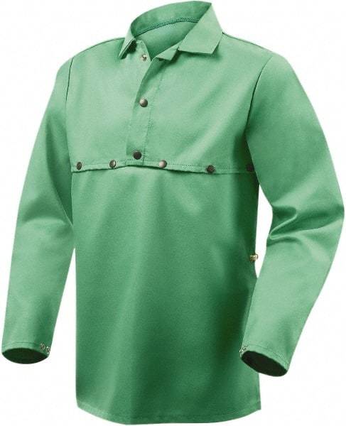 Steiner - Size 3XL, Flame Resistant, Cape Sleeves & Bib - Cotton, 9 oz, Green - All Tool & Supply