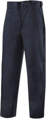 Steiner - Cotton Flame Resistant/Retardant Pants - Zipper Closure, 4 Pockets, 48" Waist, 36" Inseam, Navy, ASTM D6413-10 - All Tool & Supply