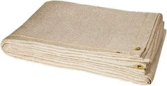 Steiner - 8' High x 6' Wide x 0.05" Thick Fiberglass Welding Blanket - Tan, Grommet - All Tool & Supply