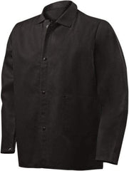 Steiner - Size 3XL Flame Resistant/Retardant Jacket - Black, Cotton, Snaps Closure - All Tool & Supply