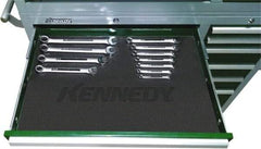 Kennedy - Tool Box PVC Coated Polyester Drawer Liner - 9-1/2" Wide x 20" Deep x 1/16" High, For Kennedy Models 205, 205X, 202X, 302X, 306X - All Tool & Supply