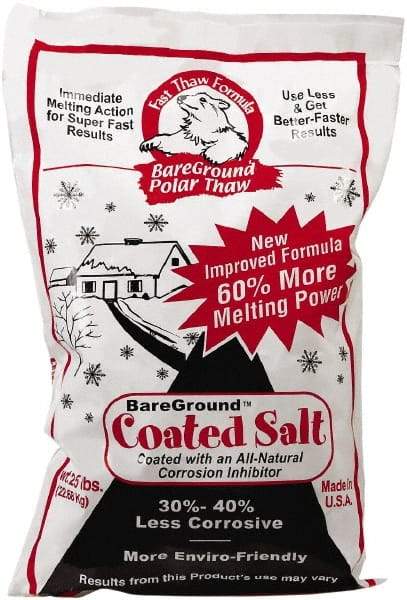 Bare Ground Solutions - 25 Lb Bag Granules - Effective to -20°F - All Tool & Supply