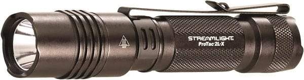 Streamlight - White LED Bulb, 500 Lumens, Industrial/Tactical Flashlight - Black Aluminum Body, 2 CR123A Lithium Batteries Included - All Tool & Supply