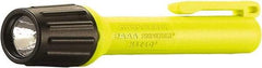 Streamlight - White LED Bulb, 60 Lumens, Industrial/Tactical Flashlight - Yellow Plastic Body, 2 AAA Alkaline Batteries Included - All Tool & Supply