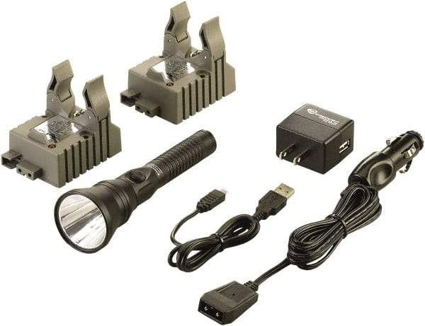 Streamlight - White LED Bulb, 700 Lumens, Industrial/Tactical Flashlight - Black Aluminum Body, 1 3.75V Lithium-Ion Battery Included - All Tool & Supply