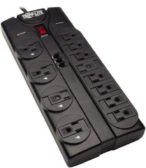 Tripp-Lite - 12 Outlets, 120 VAC15 Amps, 8' Cord, Power Outlet Strip - Floor, Keyhole Mount, 5-15 NEMA Configuration, 10.3" Strip - All Tool & Supply