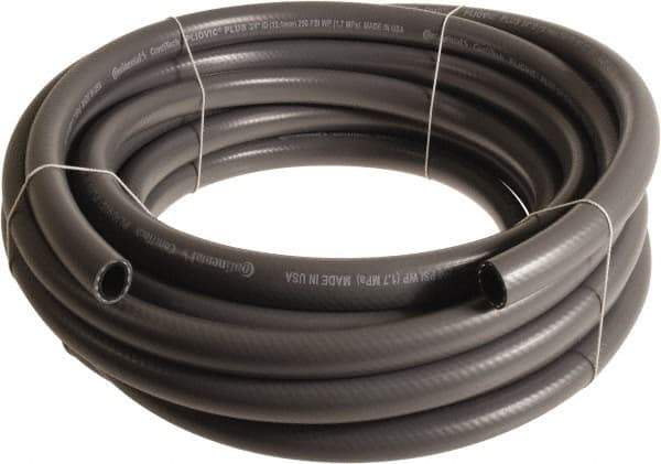 Continental ContiTech - 1" ID x 1.38" OD 25' Long Multipurpose Air Hose - 250 Working psi, -10 to 158°F, Gray - All Tool & Supply