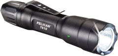 Pelican Products, Inc. - White LED Bulb, 1,018 Lumens, Industrial/Tactical Flashlight - Black Aluminum Body, 1 AA Alkaline Battery Included - All Tool & Supply