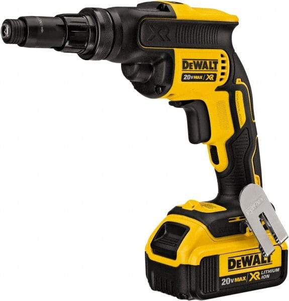 DeWALT - 20 Volt Lithium-Ion Battery Pistol Grip Cordless Screwdriver - 2,000 RPM - All Tool & Supply