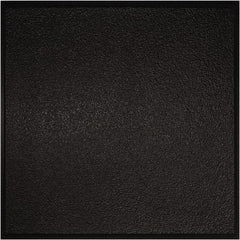 Genesis - 23-3/4" Long x 23-3/4" Wide x 0.11" Thick, Vinyl Ceiling Tile - ASTM E-84 Specification, Black - All Tool & Supply