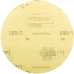 Norton - Hook & Loop Discs; Abrasive Type: Coated ; Disc Diameter (Inch): 6 ; Abrasive Material: Aluminum Oxide ; Grade: Ultra Fine ; Grit: 1,500 ; Series: Q275 - Exact Industrial Supply