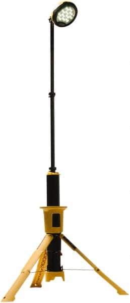 Pelican Products, Inc. - 14.4 Volt, Cordless, LED Portable Floor Work Light - 1 Head, 5,300 Lumens, Polypropylene, 39.9" High - All Tool & Supply