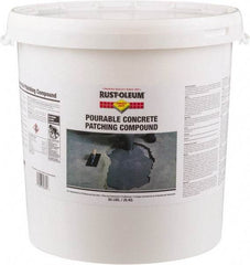 Rust-Oleum - 55 Lb Pail Concrete Patch - Gray, 46 Cu Ft/55 Lb Kit Coverage, Fiber Reinforced Portland Cement - All Tool & Supply