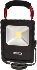 Bayco - 20 Watt, Electric, LED Portable Magnetic Mount Work Light - 12' Cord, 1 Head, 2,200 Lumens, Aluminum, 11-1/2" Long x 6.2" Wide x 3.1" High - All Tool & Supply