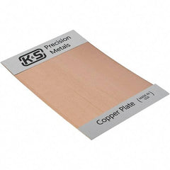 Made in USA - Copper Sheets Material: Copper Thickness (Decimal Inch): 0.0500 - All Tool & Supply