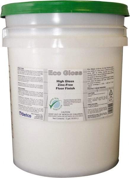 Detco - 5 Gal Pail Finish - Use on Resilient Flooring - All Tool & Supply