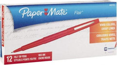 Paper Mate - Needle Porous Point Pen - Red - All Tool & Supply