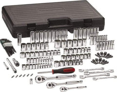 GearWrench - 141 Piece 1/4 & 3/8" Drive Mechanic's Tool Set - Comes in Blow Molded Case - All Tool & Supply