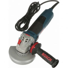 Bosch - 5" Wheel Diam, 11,500 RPM, Corded Angle & Disc Grinder - All Tool & Supply