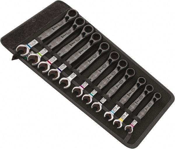 Wera - 8 Piece, 5/16" to 3/4", Combination Wrench Set - Inch Measurement Standard, Chrome Vanadium Finish, Comes in Nylon Pouch - All Tool & Supply