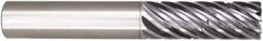 Niagara Cutter - 5/8", 9 Flute, Single End, Solid Carbide, 0.03" Corner Radius End Mill - 4" OAL, 38° Helix, Right Hand Flute, 1-5/8" LOC, Right Hand Cut - All Tool & Supply