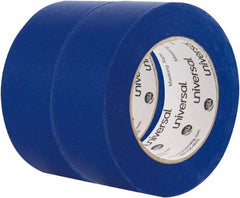 Universal One - 48mm Wide x 54.8 m Long Blue Crepe Paper Masking Tape - Series 6703, 5.5 mil Thick, 23 In/Lb Tensile Strength - All Tool & Supply