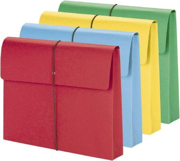 SMEAD - 8-1/2 x 11", Letter Size, Assorted Colors, Expansion Folders - All Tool & Supply