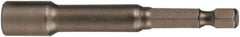 Wiha - 1/4" Magnetic Nutsetter - 1/4" Hex Drive, 6" OAL - All Tool & Supply