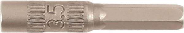 Wiha - 3mm Drive, Nut Setter Screwdriver Bit - 4mm OAL - All Tool & Supply