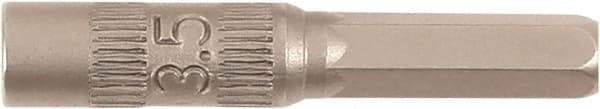 Wiha - 2.5mm Drive, Nut Setter Screwdriver Bit - 4mm OAL - All Tool & Supply