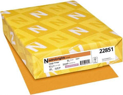 Neenah Paper - 8-1/2" x 11" Cosmic Orange Colored Copy Paper - Use with Laser Printers, Copiers, Inkjet Printers - All Tool & Supply