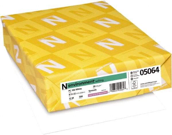 Neenah Paper - 8-1/2" x 11" White Copy Paper - Use with Laser Printers, Copiers, Inkjet Printers - All Tool & Supply