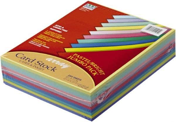 Pacon - 8-1/2" x 11" Assorted Colors Colored Copy Paper - Use with Copiers,Inkjet Printers,Laser Printers,Typewriters - All Tool & Supply