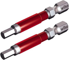 Wiha - 5mm Hex Bit - 1/4" Hex Drive, 1-59/64" OAL - All Tool & Supply