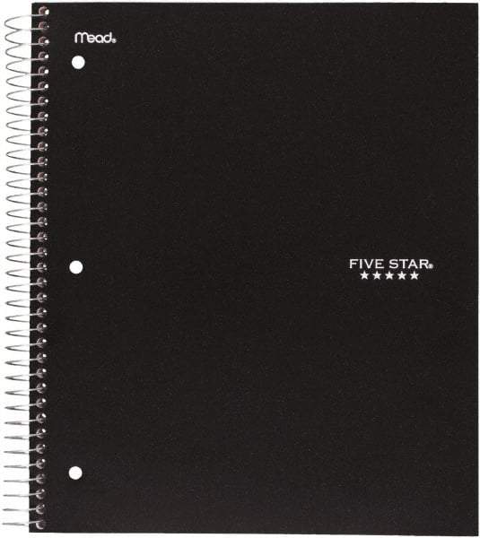 Five Star - 200 Sheet, 8-1/2 x 11", College Ruled 5 Subject Notebook - Assorted Colors - All Tool & Supply